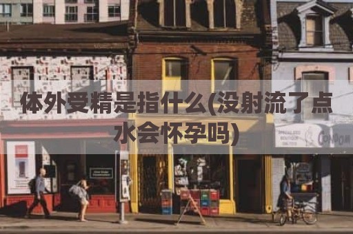 体外受精是指什么(没射流了点水会怀孕吗)