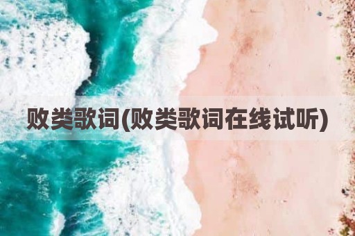 败类歌词(败类歌词在线试听)