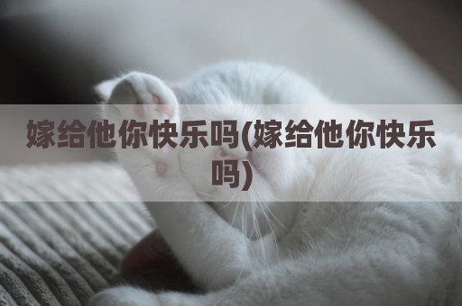 嫁给他你快乐吗(嫁给他你快乐吗)