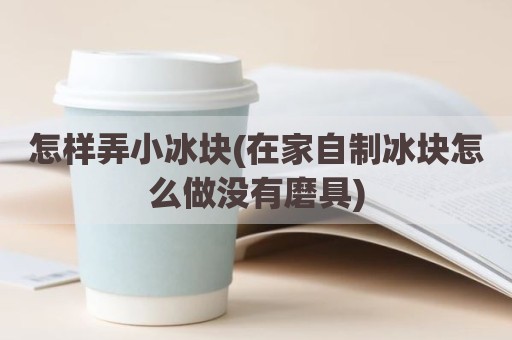 怎样弄小冰块(在家自制冰块怎么做没有磨具)