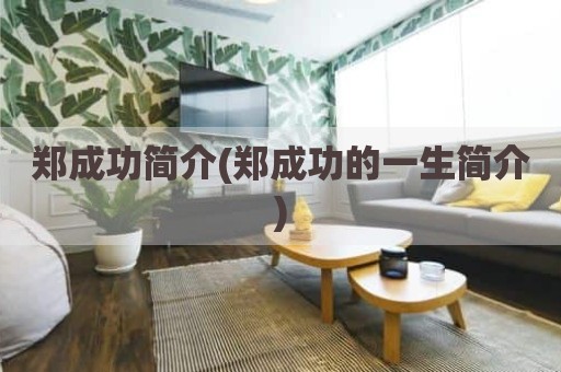 郑成功简介(郑成功的一生简介)