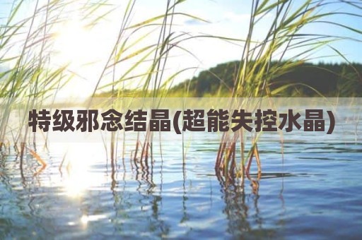 特级邪念结晶(超能失控水晶)