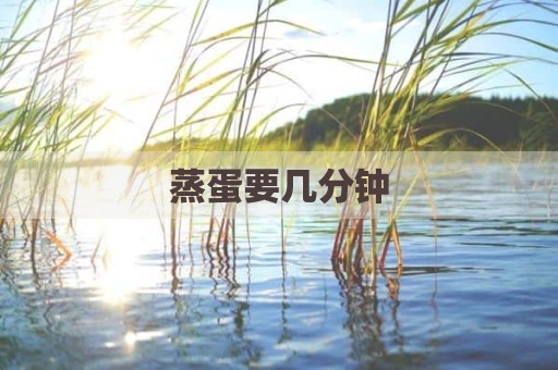 蒸蛋要几分钟