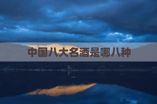 中国八大名酒是哪八种