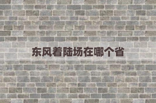 东风着陆场在哪个省