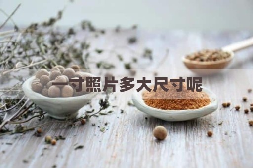 一寸照片多大尺寸呢