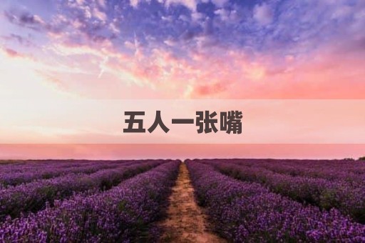 五人一张嘴