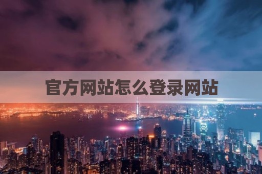 官方网站怎么登录网站