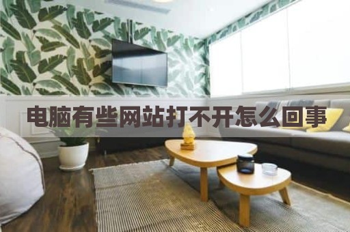 电脑有些网站打不开怎么回事