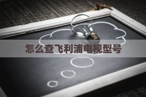 怎么查飞利浦电视型号