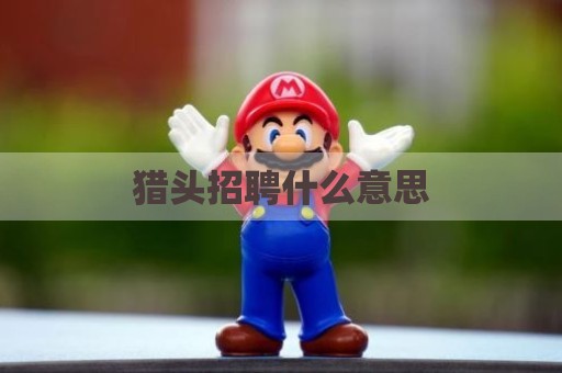 猎头招聘什么意思