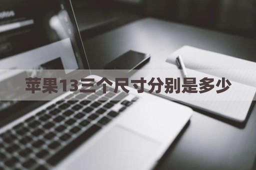 苹果13三个尺寸分别是多少