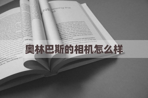 奥林巴斯的相机怎么样