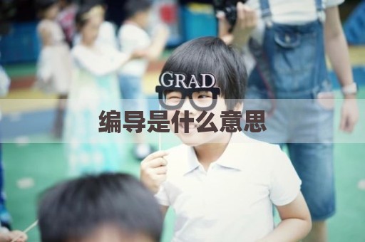 编导是什么意思