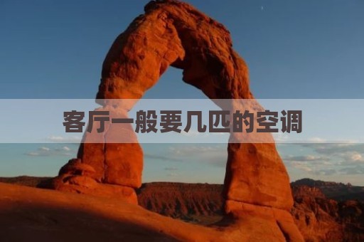客厅一般要几匹的空调