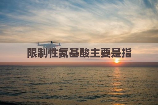 限制性氨基酸主要是指