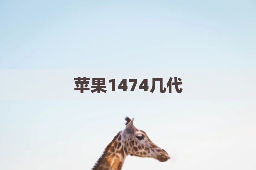 苹果1474几代