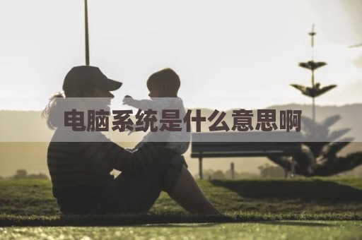 电脑系统是什么意思啊