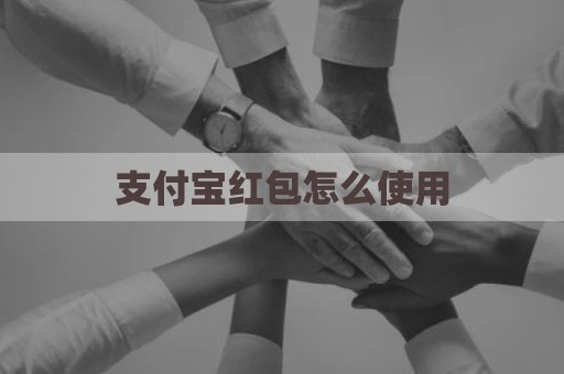 支付宝红包怎么使用