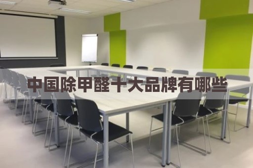 中国除甲醛十大品牌有哪些