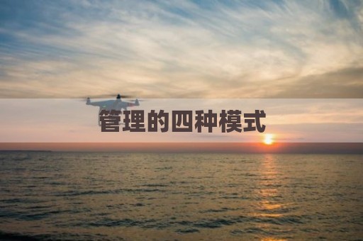 管理的四种模式