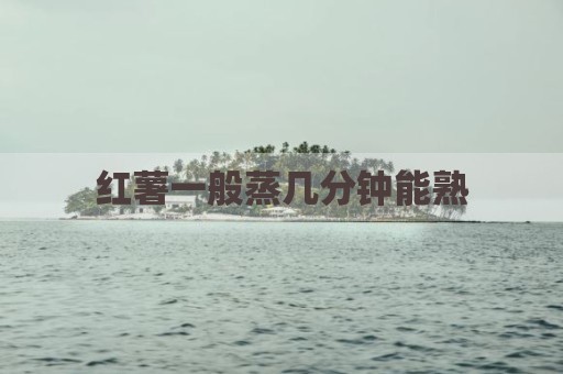 红薯一般蒸几分钟能熟