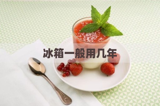 冰箱一般用几年