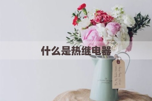 什么是热继电器