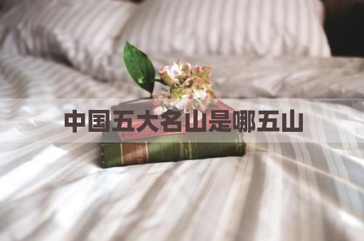 中国五大名山是哪五山