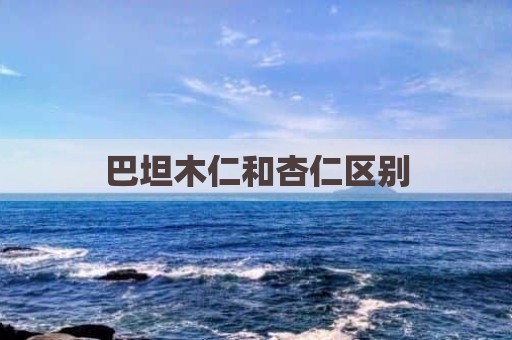 巴坦木仁和杏仁区别