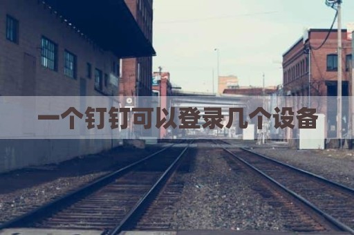 一个钉钉可以登录几个设备