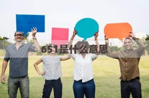 651是什么意思