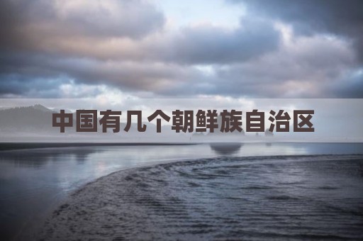 中国有几个朝鲜族自治区