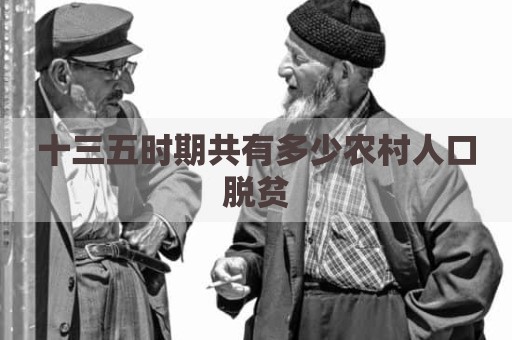 十三五时期共有多少农村人口脱贫