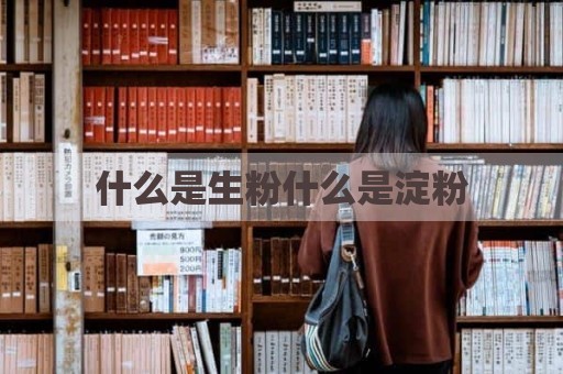 什么是生粉什么是淀粉