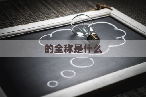 的全称是什么
