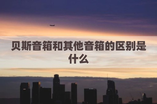 贝斯音箱和其他音箱的区别是什么