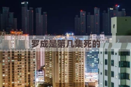 罗成是第几集死的
