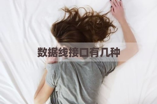 数据线接口有几种
