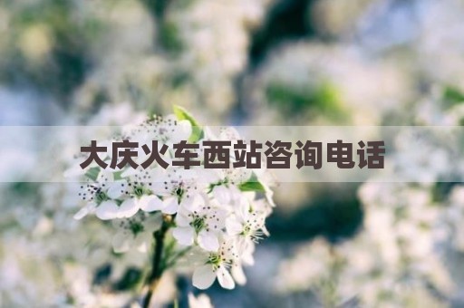 大庆火车西站咨询电话