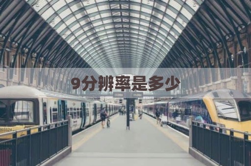 9分辨率是多少