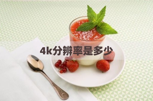 4k分辨率是多少