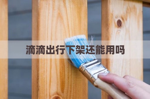 滴滴出行下架还能用吗