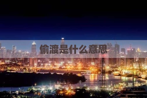 偷渡是什么意思