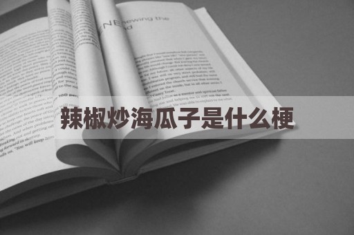 辣椒炒海瓜子是什么梗