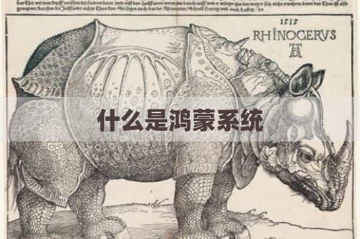什么是鸿蒙系统