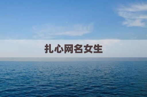 扎心网名女生