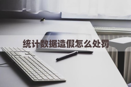 统计数据造假怎么处罚