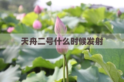 天舟二号什么时候发射