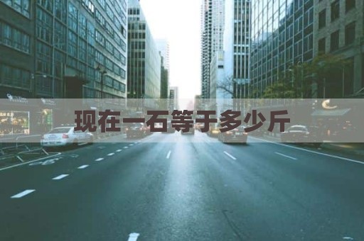 现在一石等于多少斤